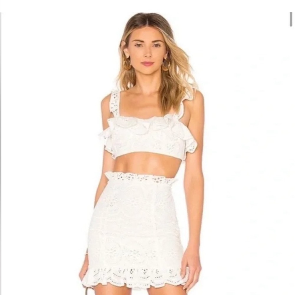LOVERS AND FRIENDS CHARLOTTE TOP AND SKIRT SMALL